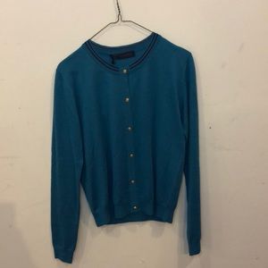 Versace knit button up cardigan.